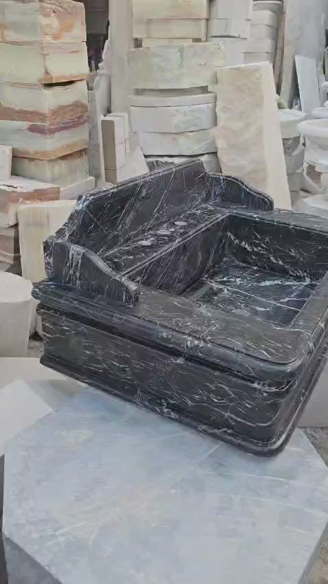Black marquina Marble Sink